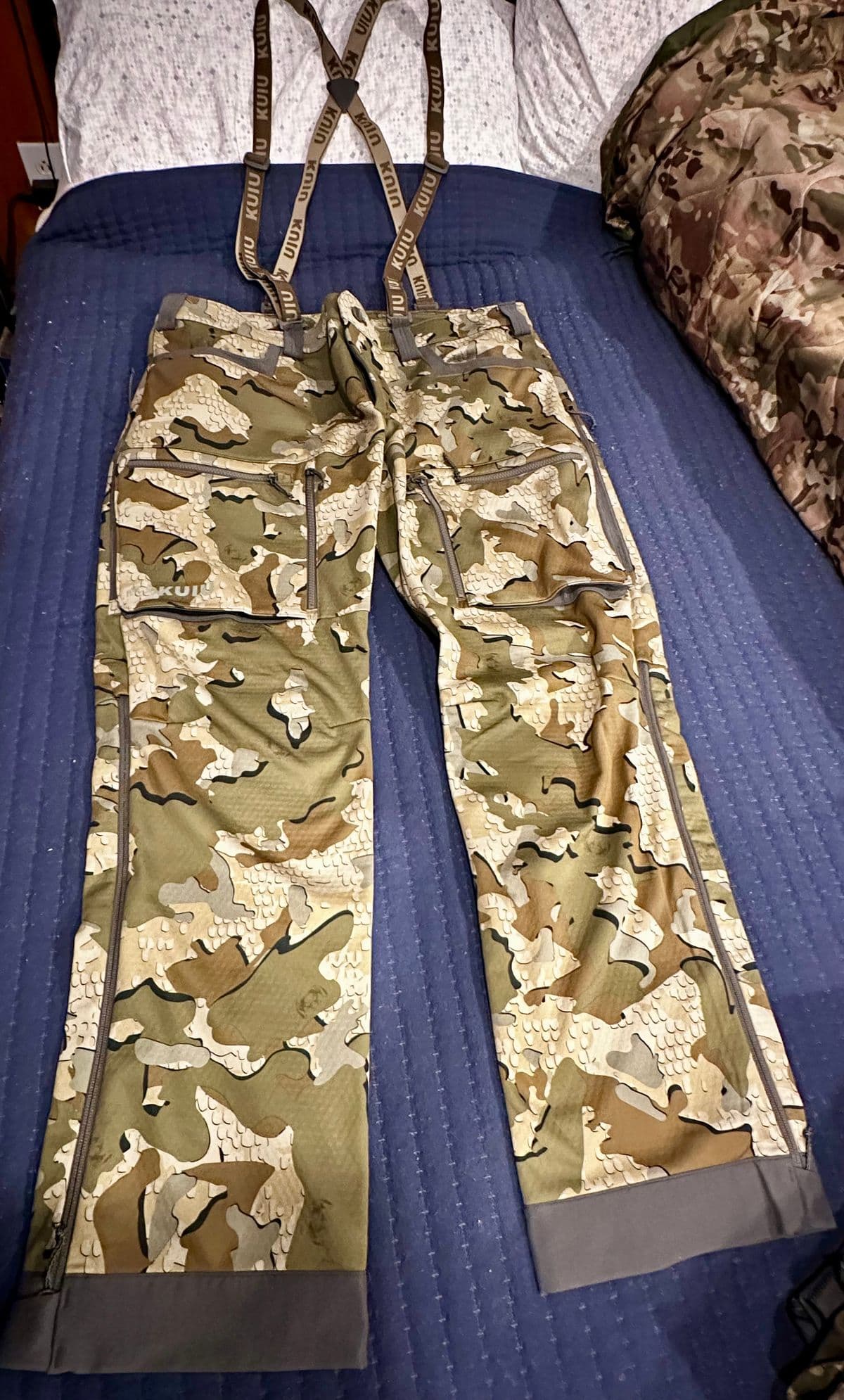 Kuiu Encounter Pant Bibs with Suspenders - 42 - Valo