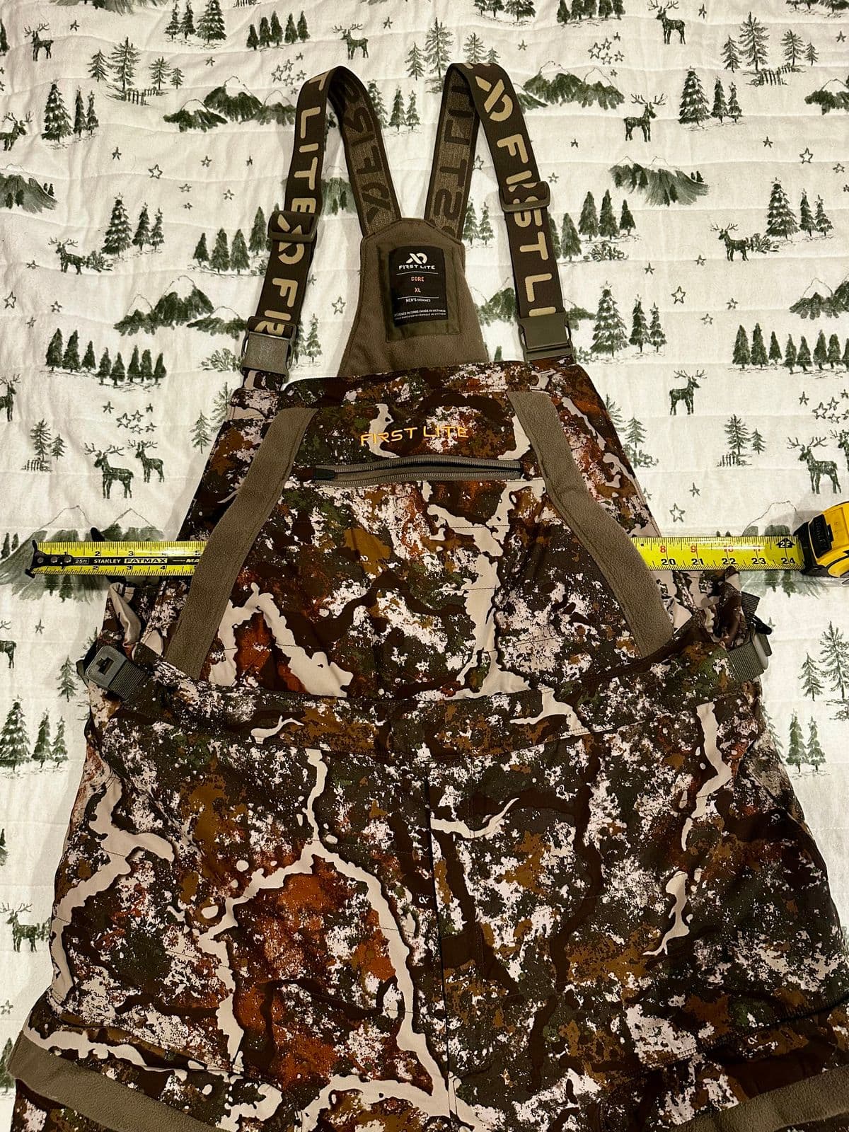First Lite Core Bibs - XL - Specter