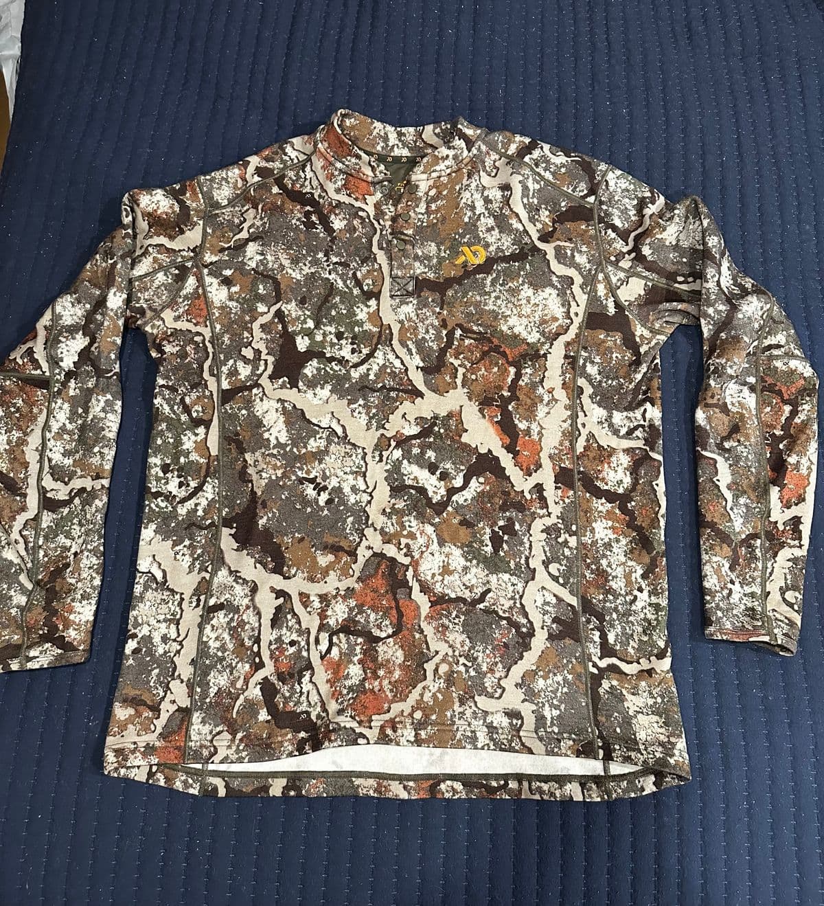 First Lite Furnace 350 Henley, MarinoX - 2XL - Specter