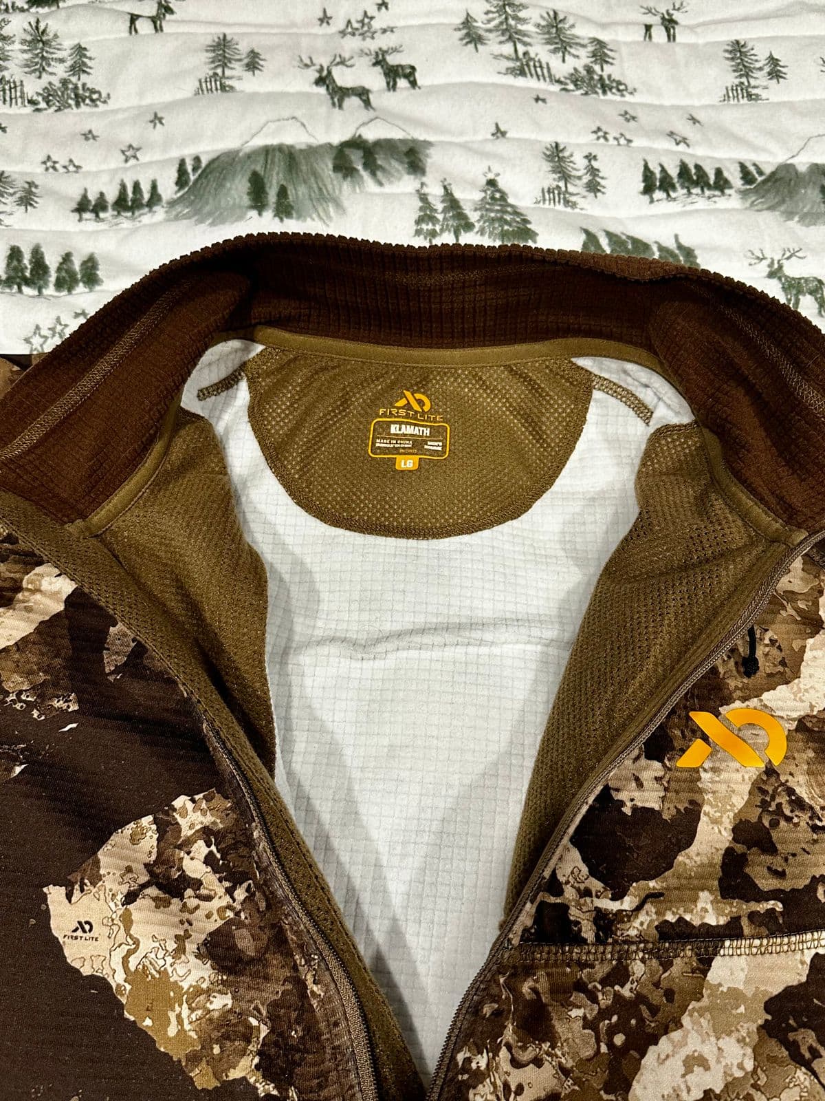 First Lite Klamath Quarter Zip - L - Cipher