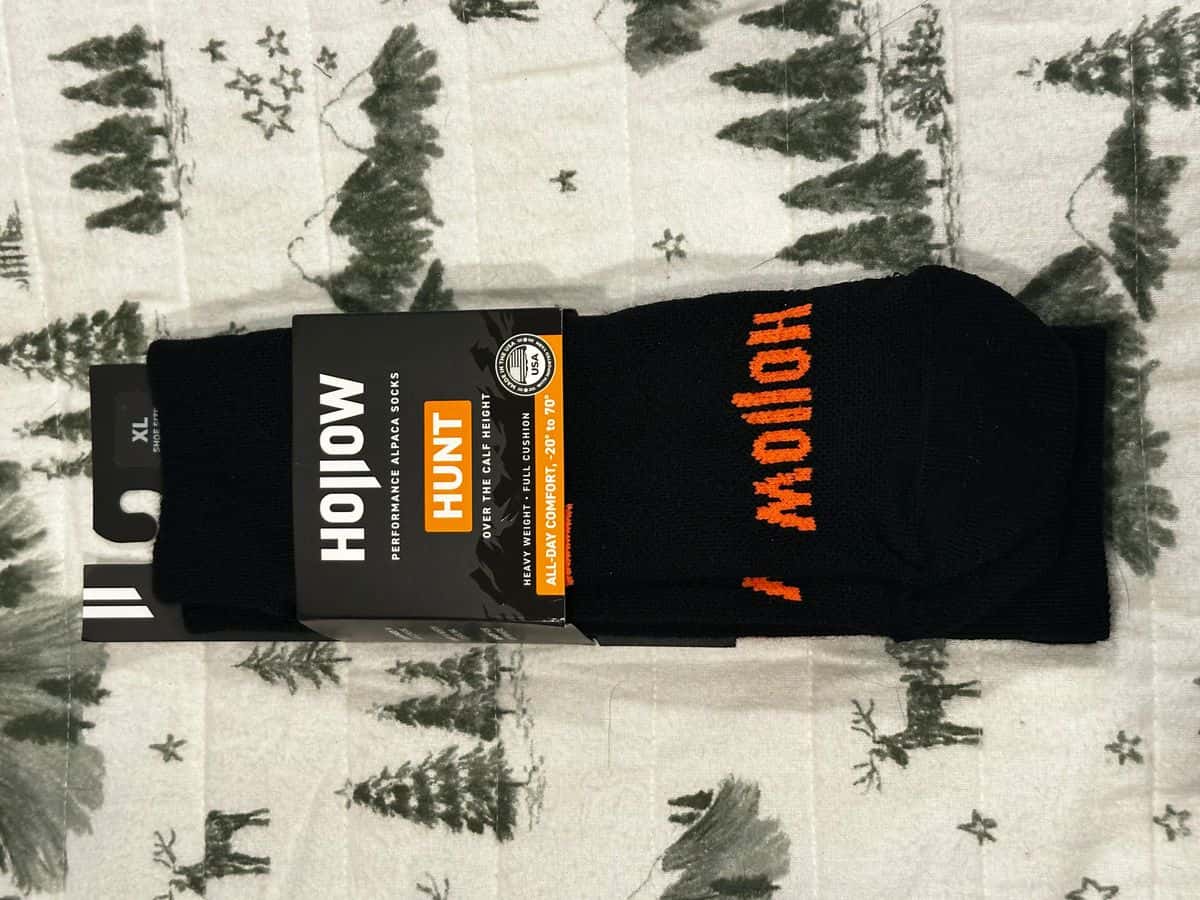 HOLLOW Socks Hunt Over The Calf - XL - Black