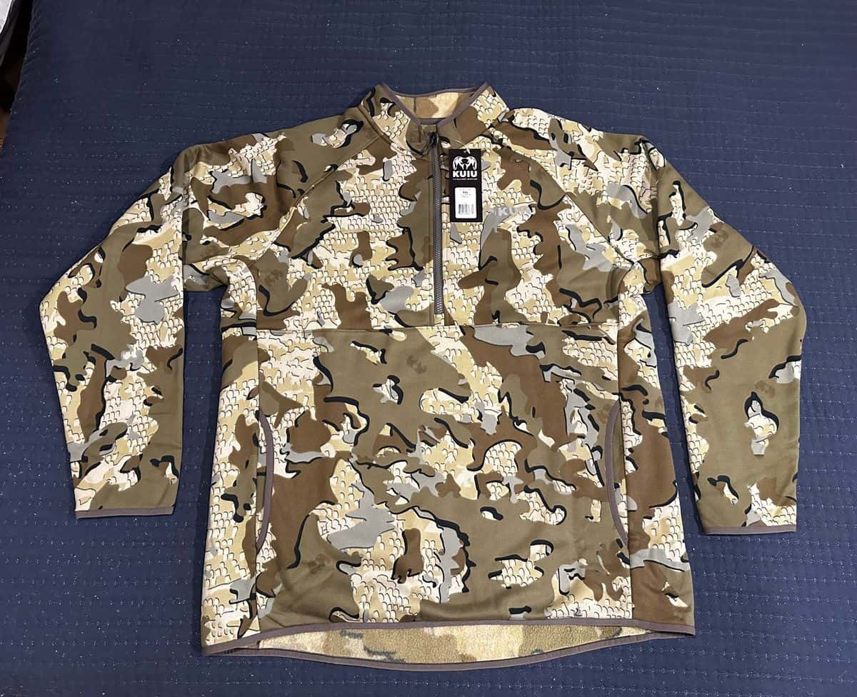 Kuiu Encounter 290 Fleece Zip-T - 2XL XXL - Valo