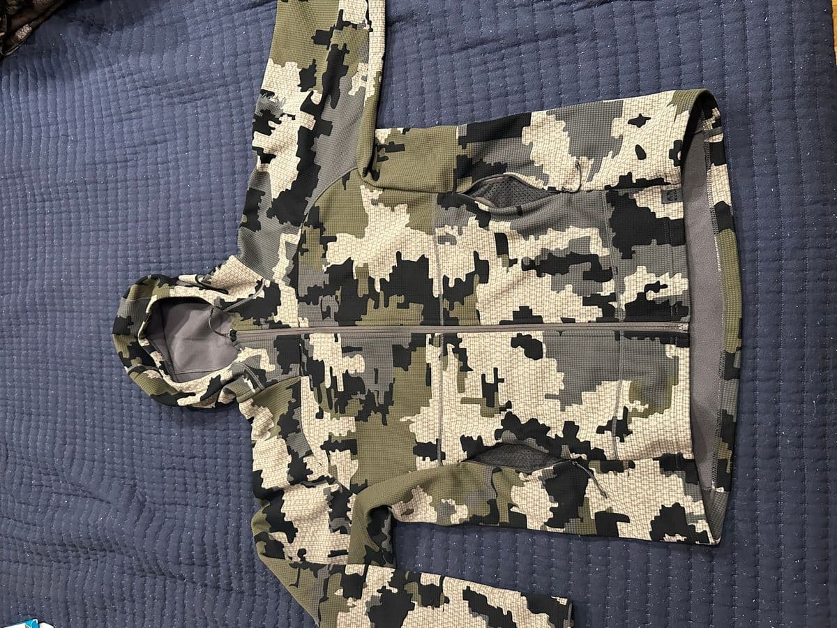 Kuiu Peloton 240 Full Zip Hoodie - XL - Verde