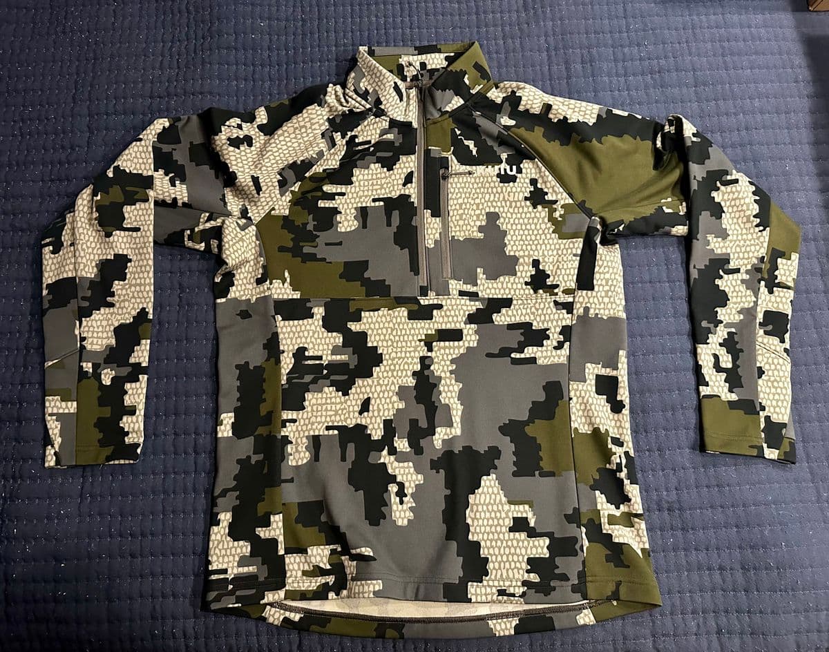 Kuiu StrongFleece 190 Zip-T - L - Verde