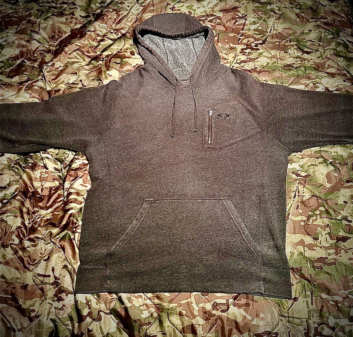 Kuiu XL Pocket Hoody Hoodie Gray Charcoal