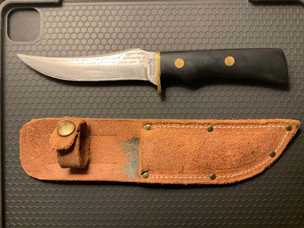 Sleek Custom Stainless Steel Skinning Knife