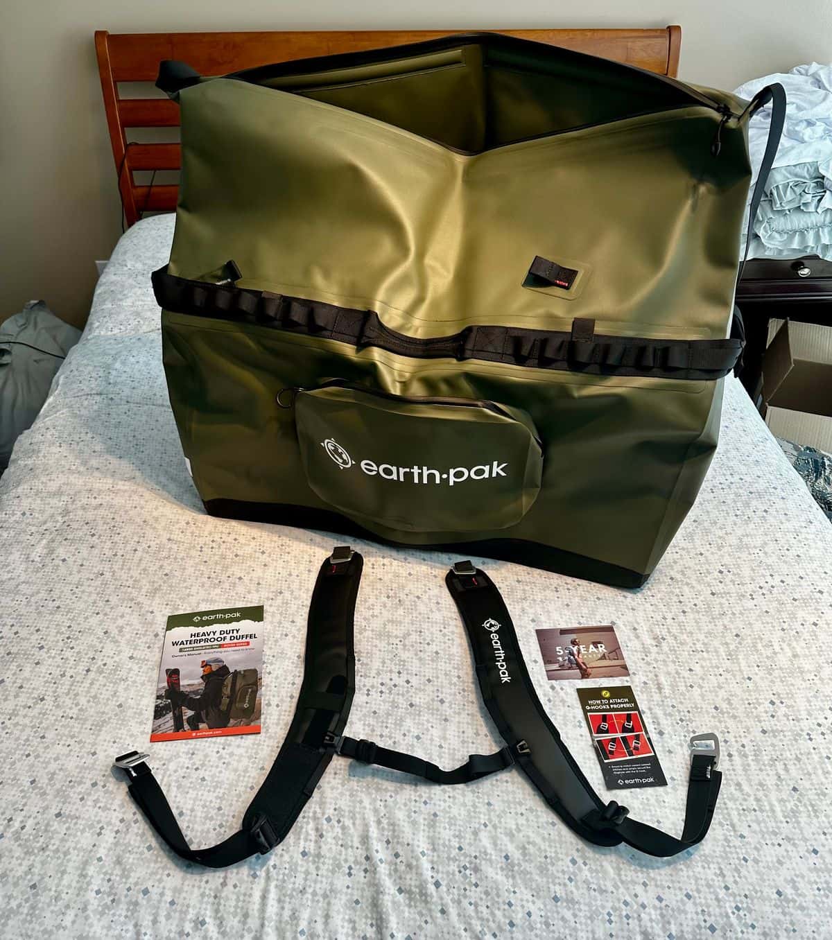 XXL Dry Bag, Duffle, 160L Liters, Forest Green, Camping, Hunting
