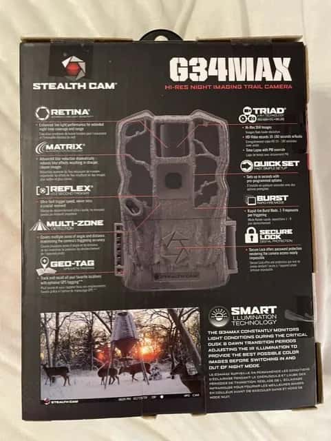 Stealth Cam G34MAX Hi-Res Night Imaging Trail Camera
