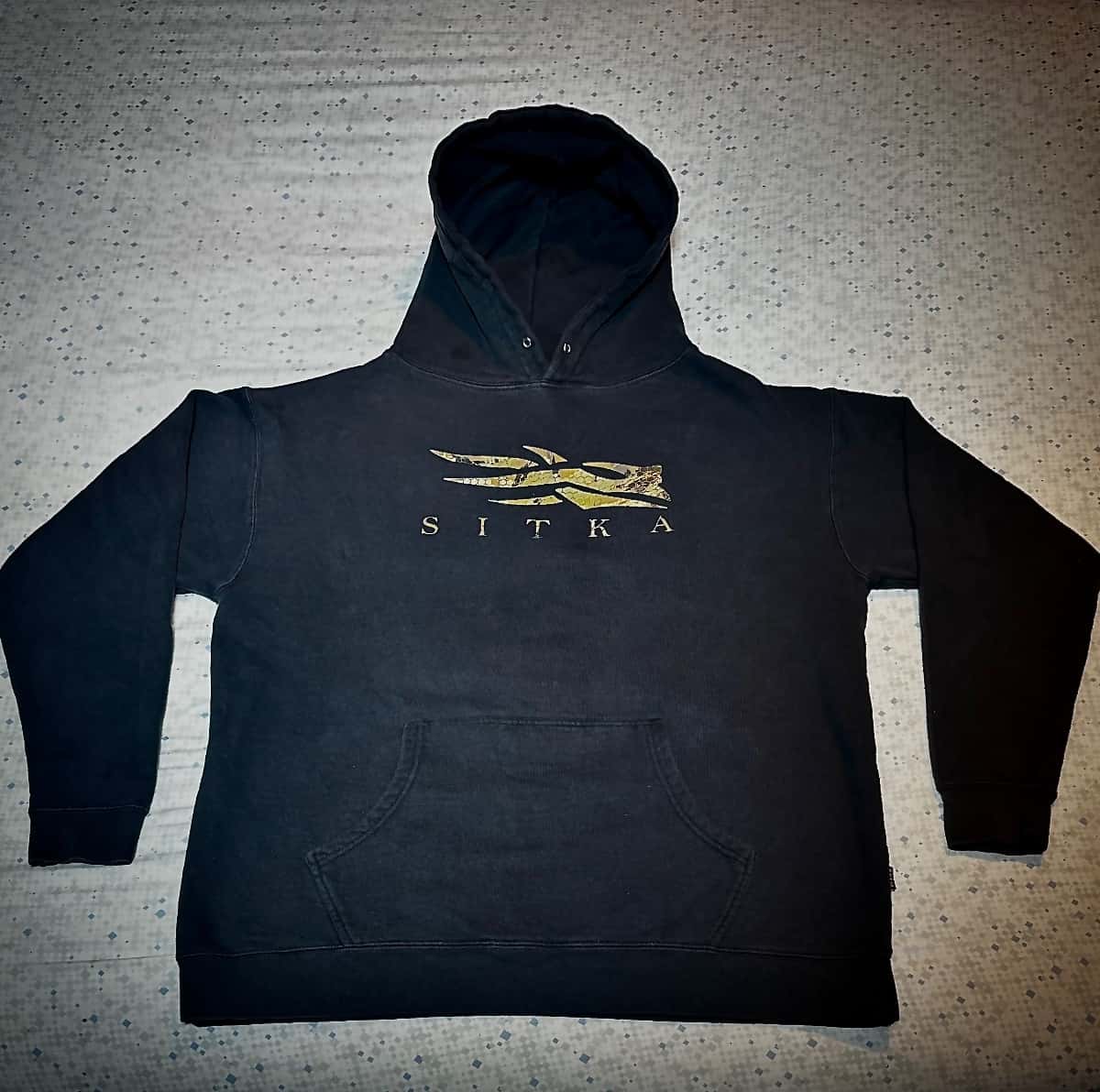 Sitka Icon Optifade Pullover Hoodie - XL - Black, every day comfort